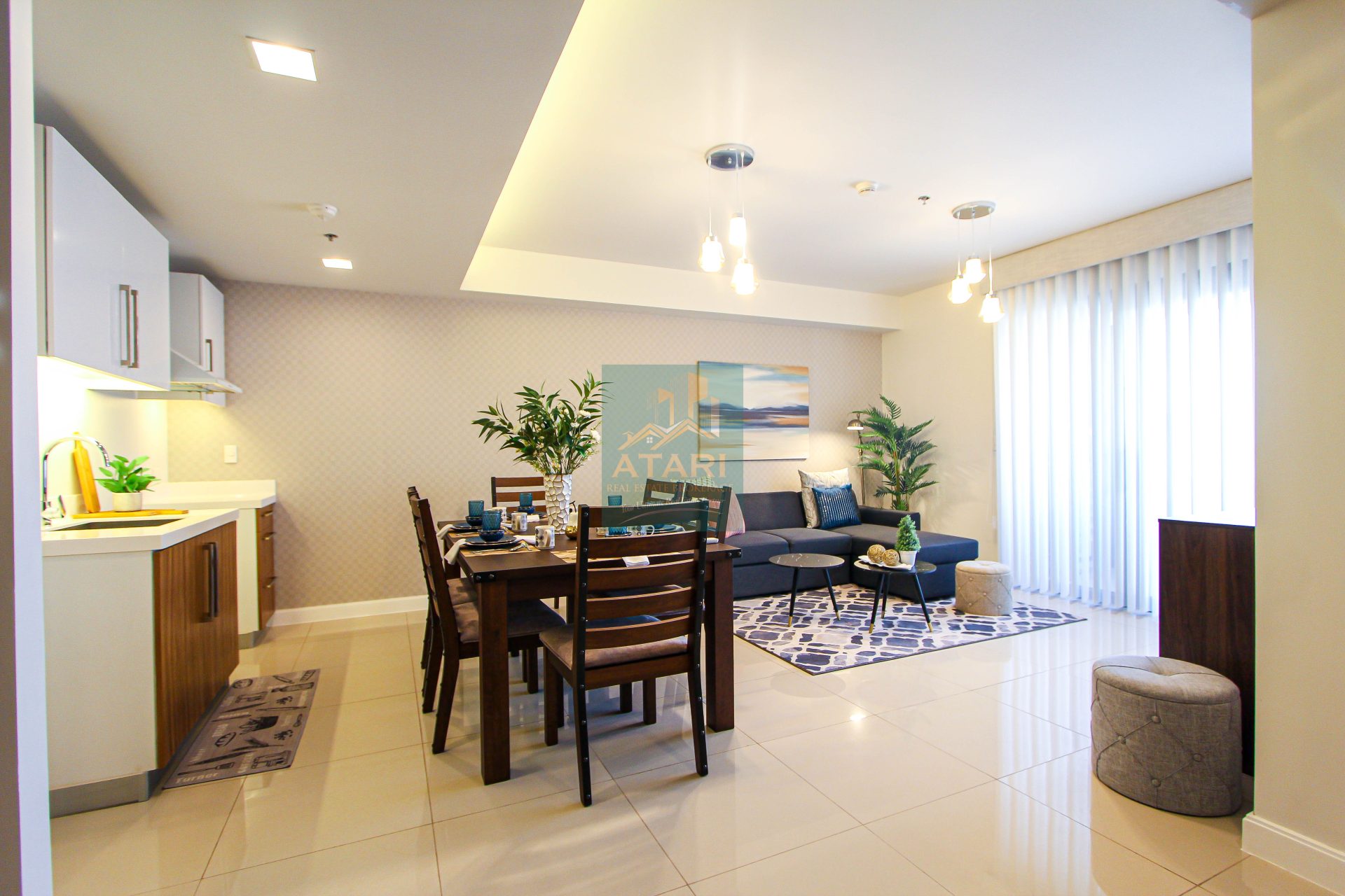 Urban Bliss: Fully Furnished 1-Bedroom Condo with Balcony at Alcoves ...